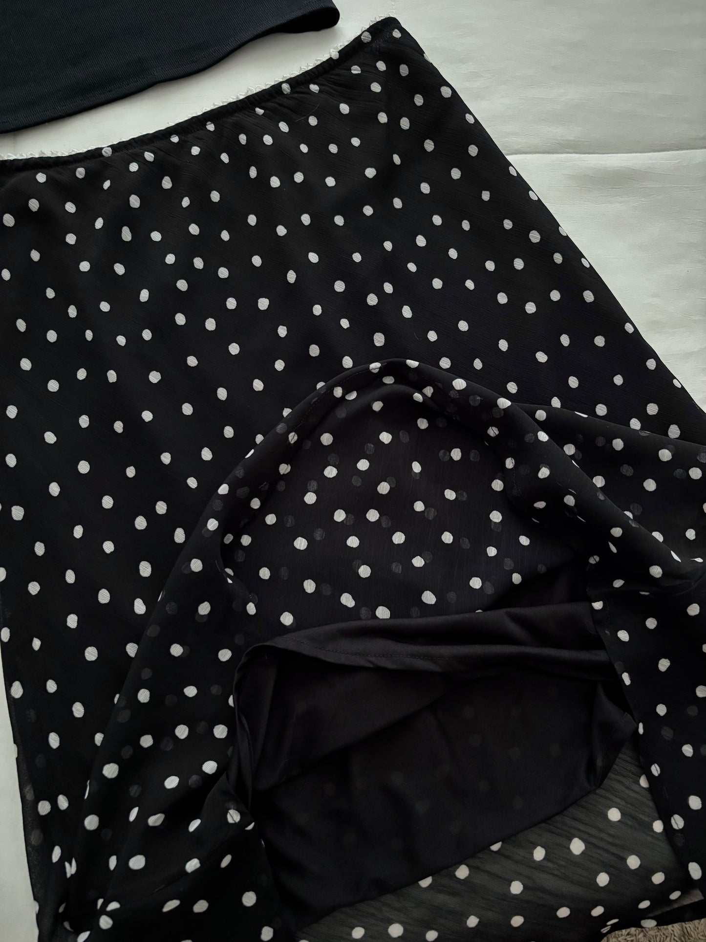 Polka dot skirt