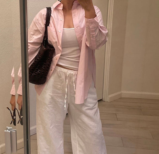 LINEN BLEND SHIRT