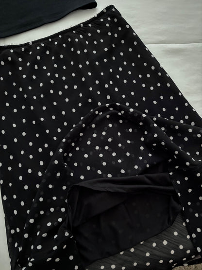 Polka dot skirt