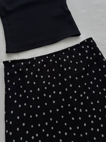 Polka dot skirt
