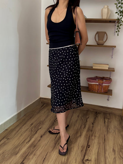 Polka dot skirt