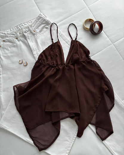 Mocha muse top