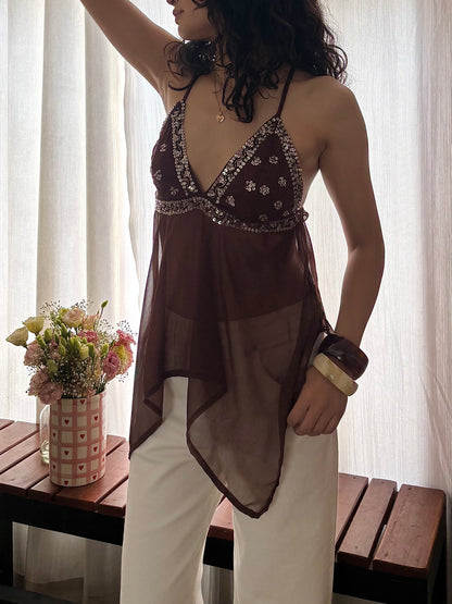Mocha muse top