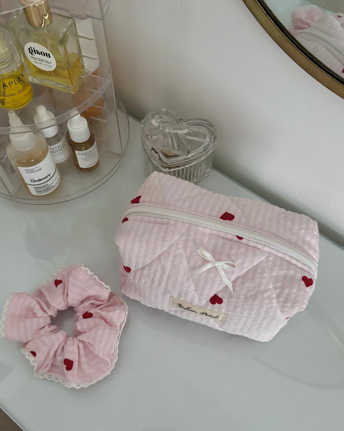 PINK HEART POUCH