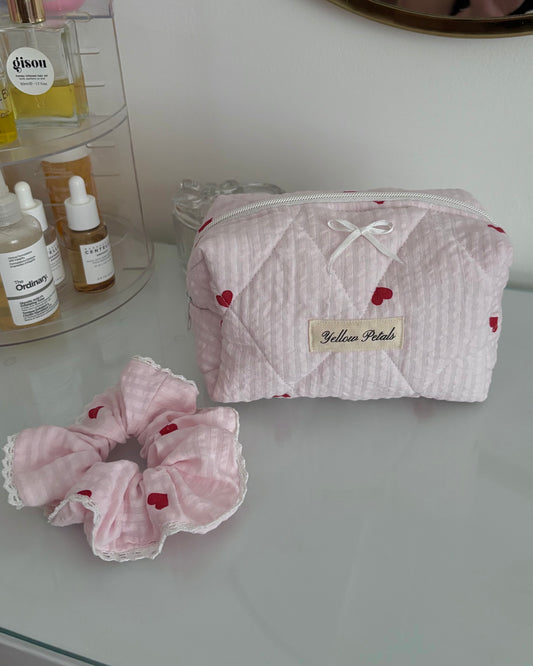 PINK HEART POUCH