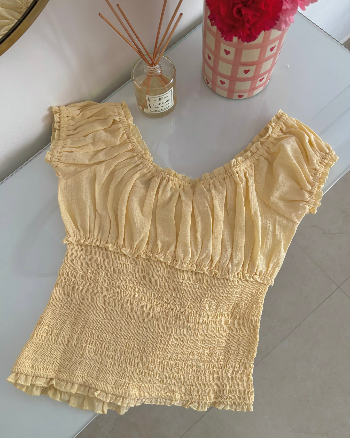 Butter Yellow Top